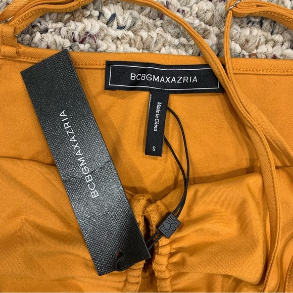 BCBGMaxAzria Cutout Strappy Tank in Golden Oak - Small - Picture 2 of 5